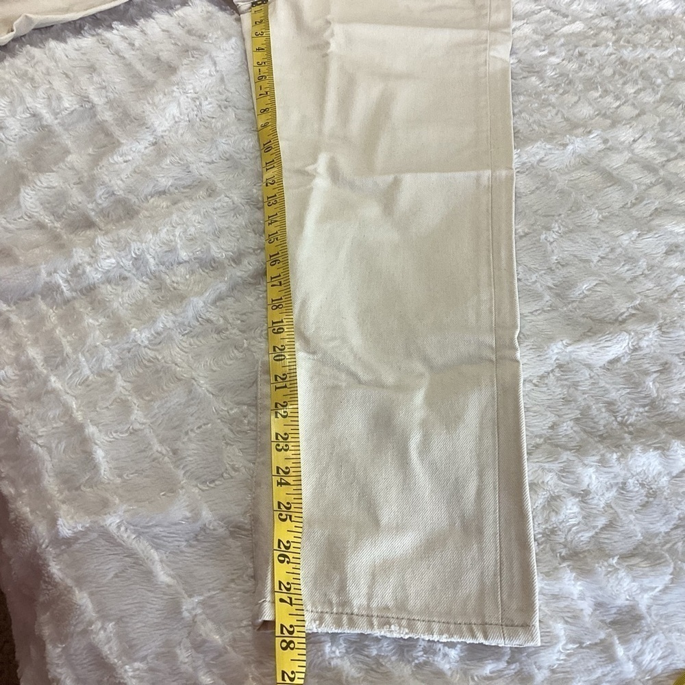 NEW J. Crew Slouchy Boyfriend Jeans in Ecru 25 - Picture 11 of 14
